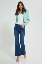 تنزيل الصورة على معرض الصور، Redtag-Mint-Long-Sleeve-Cropped-Jacket-Jackets-Women&#39;s-
