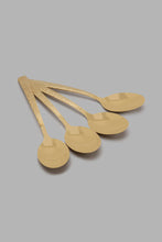 Load image into Gallery viewer, Redtag-Gold-Dinner-Spoon-Hammered-Finish-Set-(4-Piece)-Colour:Gold,-Filter:Home-Dining,-HMW-DIN-Cutlery-Sets,-New-In,-New-In-HMW-DIN,-Non-Sale,-S22A,-Section:Homewares-Home-Dining-
