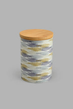 تنزيل الصورة على معرض الصور، Redtag-Multicolour-Geometric-Canister-With-Bamboo-Lid-(Large)-Colour:Multicolour,-Filter:Home-Dining,-HMW-DIN-Serving-Dish,-New-In,-New-In-HMW-DIN,-Non-Sale,-S22A,-Section:Homewares-Home-Dining-
