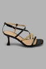 Redtag-Black-Chain-Trim-Sandal-Slingbacks-Women's-