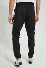 تنزيل الصورة على معرض الصور، Redtag-Black-Jogger-With-Gold-Signature-Colour:Black,-Filter:Men&#39;s-Clothing,-Men-Joggers,-New-In,-New-In-Men,-Non-Sale,-S22B,-Section:Men-Men&#39;s-
