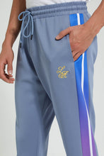 تنزيل الصورة على معرض الصور، Redtag-Blue-Jog-Pant-With-Sublimation-Print-Joggers-Men&#39;s-
