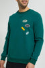 Redtag-Green-Sweatshirt-With-Rubber-Badges-Sweatshirts-Men's-