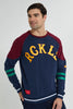 Redtag-Navy-Raglan-Sleeve-Sweatshirt-Sweatshirts-Men's-0