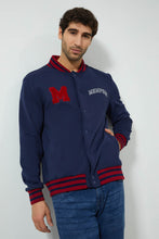 تنزيل الصورة على معرض الصور، Redtag-Navy-Bomber-Jacket-Jackets-Men&#39;s-
