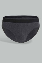 Load image into Gallery viewer, Black And Charcoal Briefs (Pack of 2)
