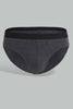 Black And Charcoal Briefs (Pack of 2)