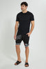 Redtag-Black-Sports-Shorts-Active-Shorts-Men's-