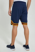 تنزيل الصورة على معرض الصور، Redtag-Navy-Sports-Shorts-Active-Shorts-Men&#39;s-
