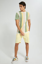 Load image into Gallery viewer, Redtag-Yellow-Pull-On-Resort-Shorts-Active-Shorts-Men&#39;s-

