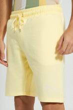 Load image into Gallery viewer, Redtag-Yellow-Pull-On-Resort-Shorts-Active-Shorts-Men&#39;s-
