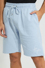 Load image into Gallery viewer, Redtag-Blue-Pull-On-Resort-Shorts-Active-Shorts-Men&#39;s-
