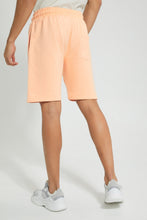 Load image into Gallery viewer, Redtag-Orange-Pull-On-Resort-Shorts-Active-Shorts-Men&#39;s-
