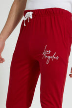 Load image into Gallery viewer, Redtag-Red-Pyjama-Bottom-With-Elastic-Waist-Band-Colour:Red,-Filter:Men&#39;s-Clothing,-Men-Pyjama-Bottoms,-New-In,-New-In-Men,-Non-Sale,-S22B,-Section:Men-Men&#39;s-
