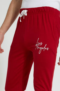 Redtag-Red-Pyjama-Bottom-With-Elastic-Waist-Band-Colour:Red,-Filter:Men's-Clothing,-Men-Pyjama-Bottoms,-New-In,-New-In-Men,-Non-Sale,-S22B,-Section:Men-Men's-