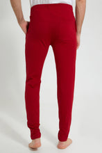 Load image into Gallery viewer, Redtag-Red-Pyjama-Bottom-With-Elastic-Waist-Band-Colour:Red,-Filter:Men&#39;s-Clothing,-Men-Pyjama-Bottoms,-New-In,-New-In-Men,-Non-Sale,-S22B,-Section:Men-Men&#39;s-
