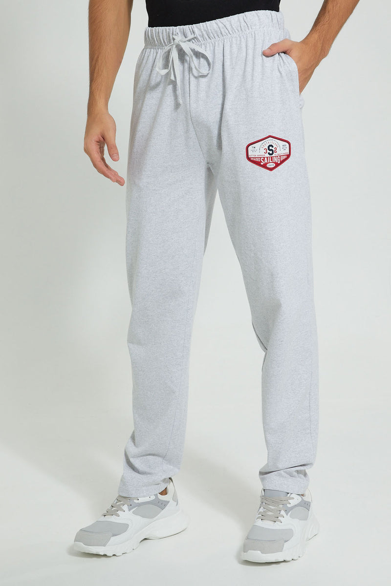 Redtag-Ecru-Pyjama-Bottom-With-Elastic-Waist-Band-Pyjama-Bottoms-Men's-