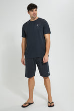 تنزيل الصورة على معرض الصور، Redtag-Charcoal-Print-Pyjama-Set-(2-Piece)-Pyjama-Sets-Men&#39;s-
