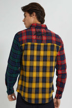 تنزيل الصورة على معرض الصور، Redtag-Assorted-Colors-Check-Shirt-Casual-Shirts-Men&#39;s-
