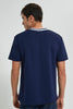 Redtag-Blue-Pocket-T-Shirt-Plain-Men's-