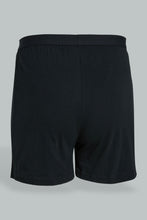 تنزيل الصورة على معرض الصور، Redtag-Black-2-Pack-Loose-Knit-Boxer-Trunks-Men&#39;s-
