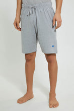 تنزيل الصورة على معرض الصور، Redtag-Grey-Night-Suit-With-Chest-Panel-Pyjama-Sets-Men&#39;s-

