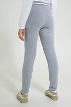 Load image into Gallery viewer, Redtag-Grey-Melange-With-Rib-Waistband-Legging-Leggings-Senior-Girls-9 to 14 Years
