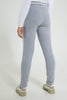 Redtag-Grey-Melange-With-Rib-Waistband-Legging-Leggings-Senior-Girls-9 to 14 Years