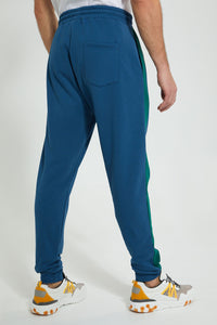 Redtag-Blue-Jog-Pant-Joggers-Men's-