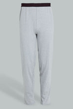تنزيل الصورة على معرض الصور، Redtag-Grey-Pyjama-Bottom-With-Elastic-Waist-Band-Pyjama-Bottoms-Men&#39;s-
