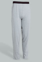 تنزيل الصورة على معرض الصور، Redtag-Grey-Pyjama-Bottom-With-Elastic-Waist-Band-Pyjama-Bottoms-Men&#39;s-
