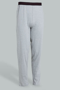 Redtag-Grey-Pyjama-Bottom-With-Elastic-Waist-Band-Pyjama-Bottoms-Men's-