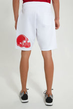 تنزيل الصورة على معرض الصور، Redtag-White-Sports-Shorts-Active-Shorts-Men&#39;s-
