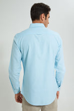 تنزيل الصورة على معرض الصور، Redtag-Mint-Green-Button-Down-Oxford-Shirt-Casual-Shirts-Men&#39;s-
