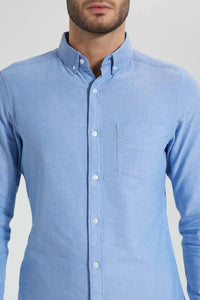 Redtag-Blue-Button-Down-Oxford-Shirt-Colour:Blue,-Filter:Men's-Clothing,-Men-Shirts,-New-In,-New-In-Men,-Non-Sale,-S22A,-Section:Men-Men's-