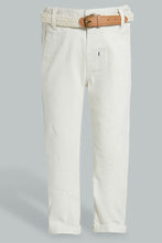 تنزيل الصورة على معرض الصور، Redtag-Beige-Breaded-Belt-Chino-Pant-Chinos-Infant-Boys-3 to 24 Months
