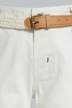 تنزيل الصورة على معرض الصور، Redtag-Beige-Breaded-Belt-Chino-Pant-Chinos-Infant-Boys-3 to 24 Months
