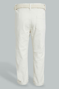 Redtag-Beige-Breaded-Belt-Chino-Pant-Chinos-Infant-Boys-3 to 24 Months