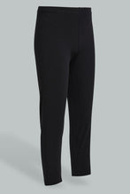 Load image into Gallery viewer, Redtag-Black/White-Capri-2-Packs-Leggings-Senior-Girls-9 to 14 Years
