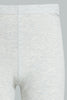 Redtag-Beige/Grey-Melange-Capri-2-Packs-Leggings-Senior-Girls-9 to 14 Years
