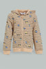Redtag-Beige-Car-Printed-Hoody-Zipper-Sweatshirt-Sweatshirts-Infant-Boys-3 to 24 Months