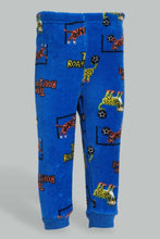 Load image into Gallery viewer, Redtag-White-And-Navy-Tiger-Fluffy-2-Pack-Pj-Set-Pyjama-Sets-Infant-Boys-3 to 24 Months
