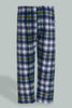 Redtag-Black-Checkered-Flannel-2-Pack-Pj-Set-Pyjama-Sets-Infant-Boys-3 to 24 Months