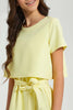 Redtag-Yellow-Twofer-Dress-Dresses-Senior-Girls-9 to 14 Years
