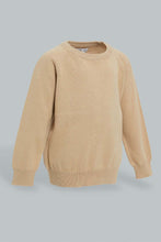 تنزيل الصورة على معرض الصور، Redtag-Beige-Solid-Pullover-Pullovers-Infant-Boys-3 to 24 Months
