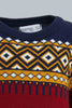 Redtag-Red-Jacquard-Design-Pullover-Pullovers-Infant-Boys-3 to 24 Months