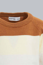 Load image into Gallery viewer, Redtag-Color-Block-Striped-Pullover-Pullovers-Infant-Boys-3 to 24 Months
