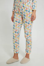 Load image into Gallery viewer, Redtag-Offwhite-Printed-Pyjama-Set-Pyjama-Sets-Women's-
