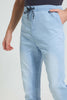 Redtag-Light-Wash-Knit-Denim-Jogger-Colour:Light-Wash,-Filter:Men's-Clothing,-Men-Jeans,-New-In,-New-In-Men,-Non-Sale,-S22B,-Section:Men-Men's-