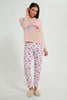 Redtag-Pink-Printed-Pyjama-Set-Pyjama-Sets-Women's-